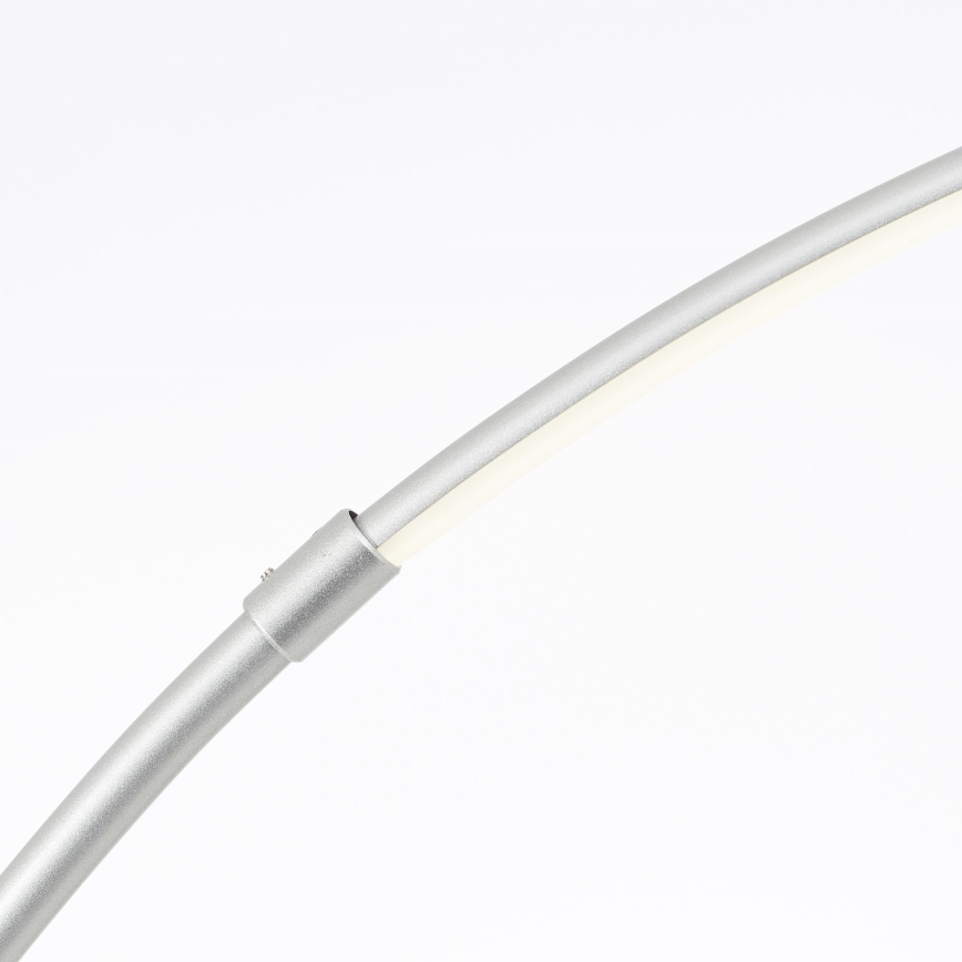 Brilliant - LED Aptumšojama skārienvadāma grīdas stāvlampa BOW LED/14W/230V 3000/4000/6500K matēts hroms