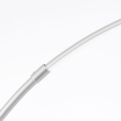 Brilliant - LED Aptumšojama skārienvadāma grīdas stāvlampa BOW LED/14W/230V 3000/4000/6500K matēts hroms