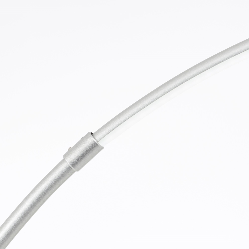 Brilliant - LED Aptumšojama skārienvadāma grīdas stāvlampa BOW LED/14W/230V 3000/4000/6500K matēts hroms