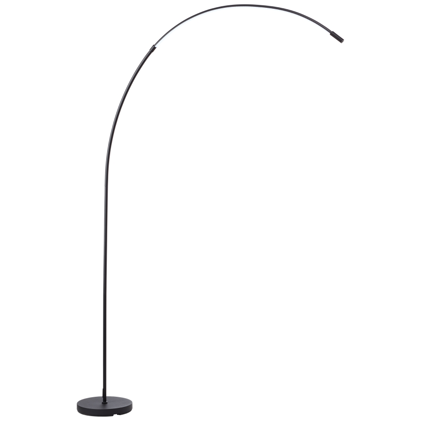 Brilliant - LED Aptumšojama skārienvadāma grīdas stāvlampa BOW LED/14W/230V 3000/4000/6500K melna