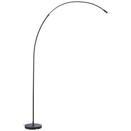 Brilliant - LED Aptumšojama skārienvadāma grīdas stāvlampa BOW LED/14W/230V 3000/4000/6500K melna