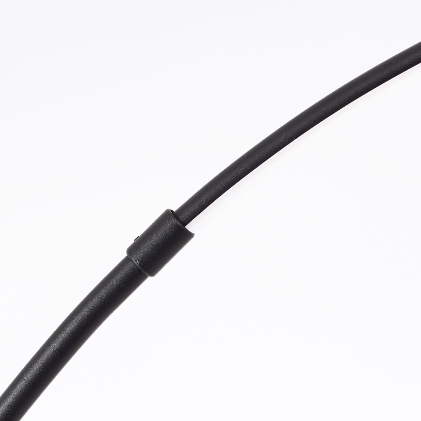 Brilliant - LED Aptumšojama skārienvadāma grīdas stāvlampa BOW LED/14W/230V 3000/4000/6500K melna