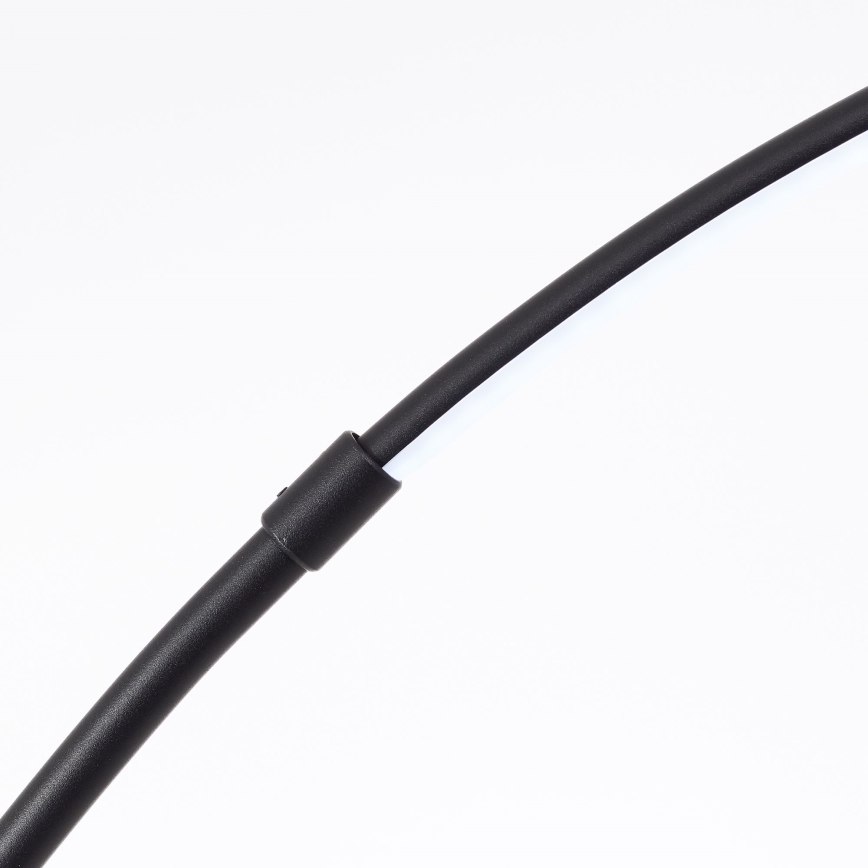 Brilliant - LED Aptumšojama skārienvadāma grīdas stāvlampa BOW LED/14W/230V 3000/4000/6500K melna