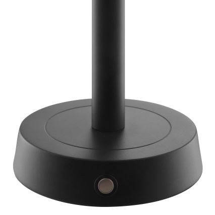 Brilliant - LED aptumšojama uzlādējama ar pieskāriena vadību āra galda lampa RAZOR LED/2,5W/5V 2700K 2600 mAh IP44 melna