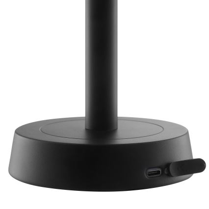 Brilliant - LED aptumšojama uzlādējama ar pieskāriena vadību āra galda lampa RAZOR LED/2,5W/5V 2700K 2600 mAh IP44 melna