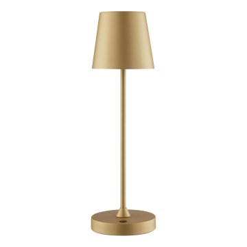 Brilliant - LED aptumšojama uzlādējama skārienjūtīga āra galda lampa ELORA LED/2,5W/5V 2700K 2600 mAh IP44 zelta