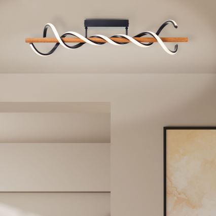 Brilliant - LED Aptumšojama virsapmetuma lustra AMALIA LED/38W/230V priede
