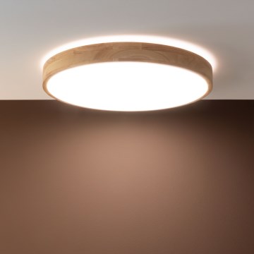 Brilliant - LED Aptumšojams griestu gaismeklis SLIMLINE LED/60W/230V 3000-6500K Ø 45 cm bēšs + tālvadība