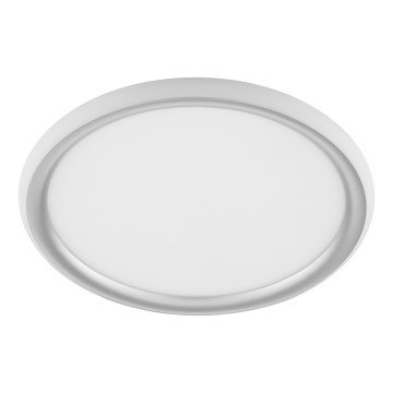 Brilliant - LED ar regulējamu spilgtumu griestu gaismeklis CARLOZ LED/16W/230V Ø 30 cm balta/ pelēka