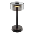 Brilliant - LED ar regulējamu spilgtumu uzlādējama skārienjūtīga āra galda lampa RAZOR LED/2,5W/5V 2700K 2600 mAh IP44 melna
