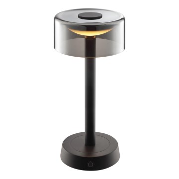Brilliant - LED ar regulējamu spilgtumu uzlādējama skārienjūtīga āra galda lampa RAZOR LED/2,5W/5V 2700K 2600 mAh IP44 melna
