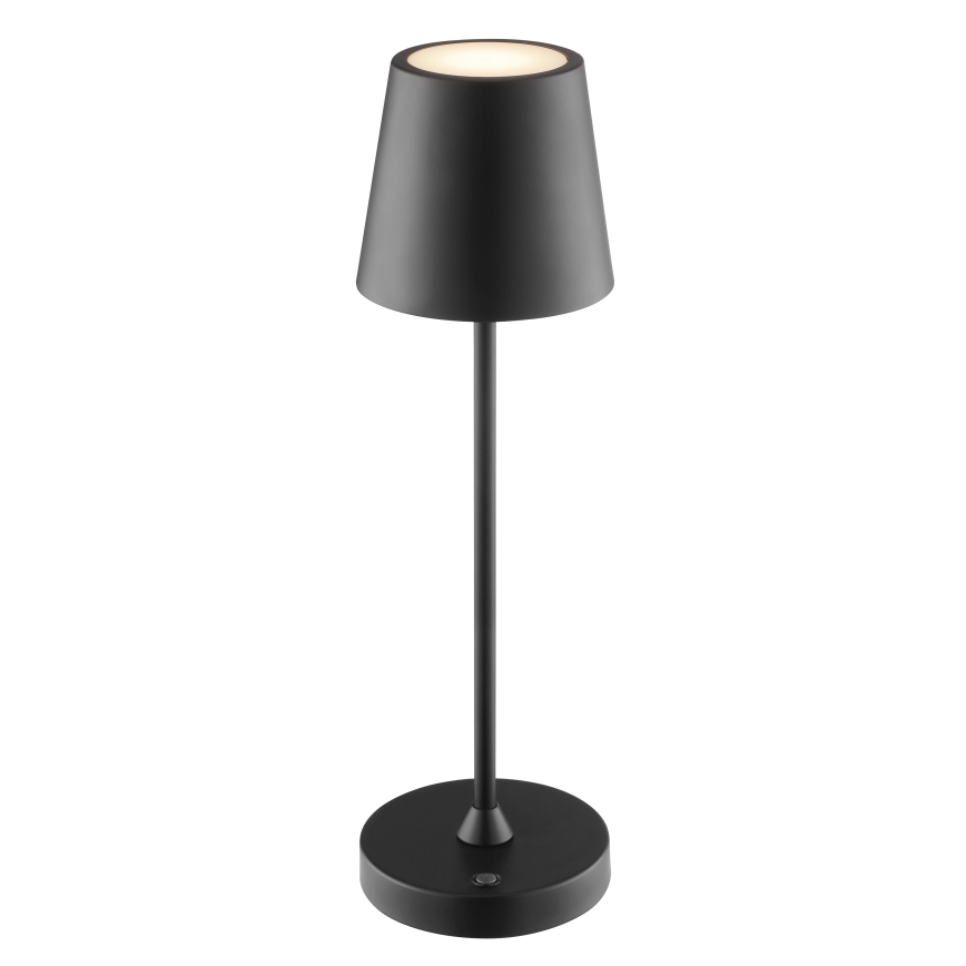 Brilliant - LED regulējama, uzlādējama skārienjūtīga āra galda lampa ELORA LED/2,5W/5V 2700K 2600 mAh IP44 melna