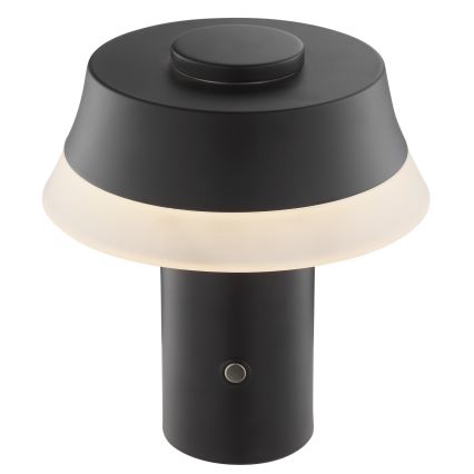 Brilliant - Uzlādējamā galda lampa ar skārienvadību un regulējamu spilgtumu KINICH LED/2,5W/5V 2700K 2600 mAh melna