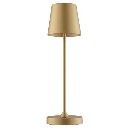 Brilliant - LED Regulējama, uzlādējama, skārienvadāma āra galda lampa ELORA LED/2,5W/5V 2700K 2600 mAh IP44 zelta