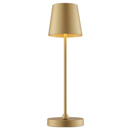 Brilliant - LED Regulējama, uzlādējama, skārienvadāma āra galda lampa ELORA LED/2,5W/5V 2700K 2600 mAh IP44 zelta