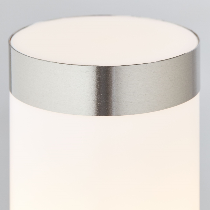 Brilliant - LED Āra lampa ar sensoru LEIGH LED/0,9W/230V + 1xE27/11W 80 cm IP44 spīdīgi hromēts