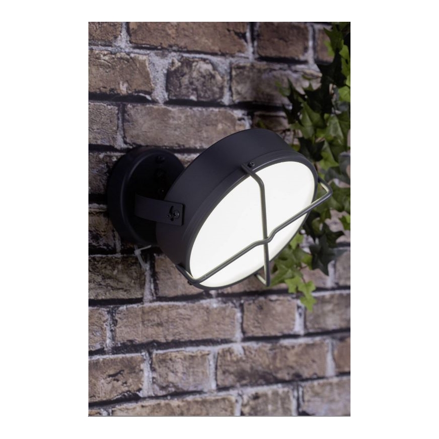 Brilliant - LED Āra sienas lampa NYX LED/10W/230V IP44 antracīta