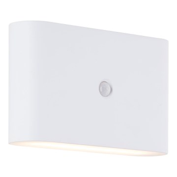 Brilliant - LED Āra uzlādējams sienas lampa ar sensoru XINO LED/3W/5V IP44 balta