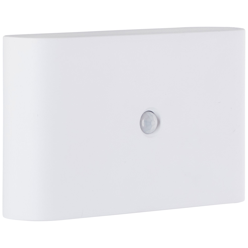 Brilliant - LED Āra uzlādējams sienas lampa ar sensoru XINO LED/3W/5V IP44 balta