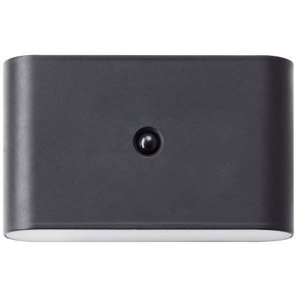 Brilliant - LED Āra uzlādējams sienas lampa ar sensoru XINO LED/3W/5V IP44 melna