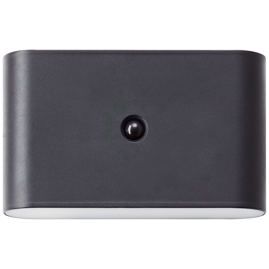 Brilliant - LED Āra uzlādējams sienas lampa ar sensoru XINO LED/3W/5V IP44 melna