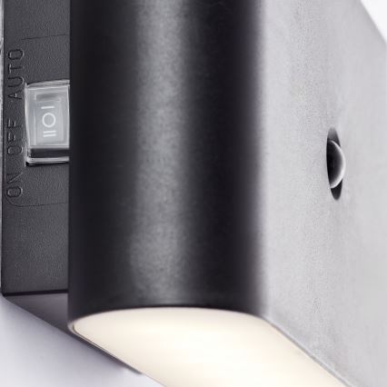 Brilliant - LED Āra uzlādējams sienas lampa ar sensoru XINO LED/3W/5V IP44 melna
