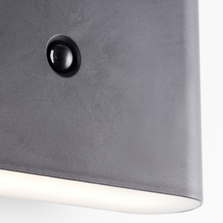 Brilliant - LED Āra uzlādējams sienas lampa ar sensoru XINO LED/3W/5V IP44 melna