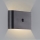 Brilliant - LED Āra uzlādējams sienas lampa ar sensoru XINO LED/3W/5V IP44 melna