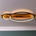 Brilliant - LED dimējama griestu lampa PIRUS LED/30W/230V 30x70 cm gumijas koks