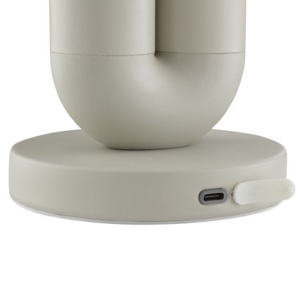 Brilliant - LED regulējama uzlādējamā skārienjutīgā āra galda lampa SAYU LED/2,5W/5V 2700K 2600 mAh IP44 pelēka