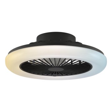 Brilliant - LED dimējams griestu lukturis ar ventilatoru MONTERO LED/20W/230V 2700-6500K Ø42 cm melns + tālvadības pults