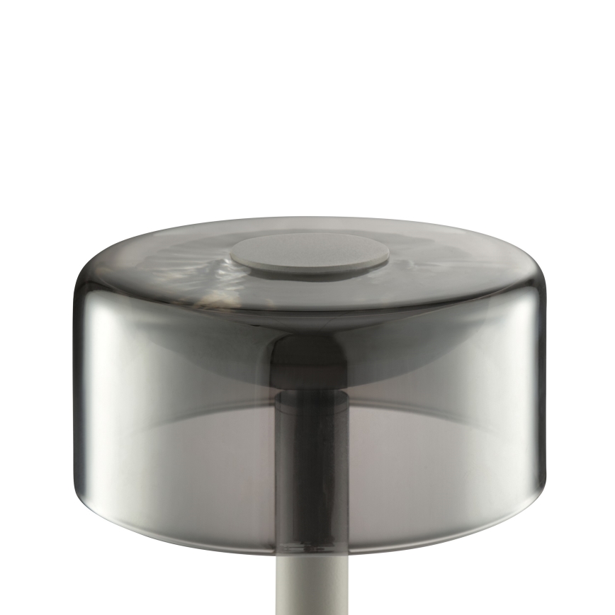 Brilliant - LED dimmējama uzlādējama skārienjūtīga āra galda lampa RAZOR LED/2,5W/5V 2700K 2600 mAh IP44 pelēka