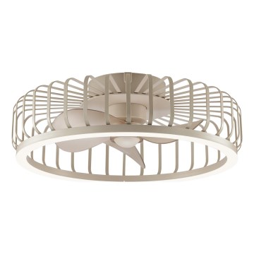 Brilliant - LED dimmējams griestu gaismeklis ar ventilatoru CAPO LED/36W/230V 2700-6500K Ø 48 cm bēšs + tālvadība