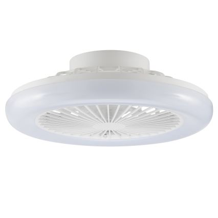 Brilliant - LED aptumšojams griestu gaismeklis ar ventilatoru MONTERO LED/20W/230V 2700-6500K Ø 42 cm balts + tālvadība