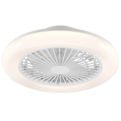 Brilliant - LED aptumšojams griestu gaismeklis ar ventilatoru MONTERO LED/20W/230V 2700-6500K Ø 42 cm balts + tālvadība