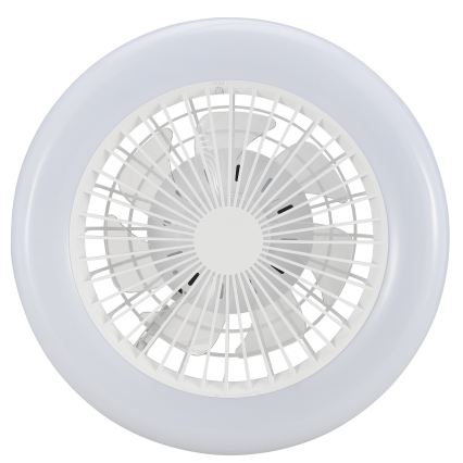 Brilliant - LED aptumšojams griestu gaismeklis ar ventilatoru MONTERO LED/20W/230V 2700-6500K Ø 42 cm balts + tālvadība