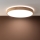 Brilliant - LED dimmējams griestu gaismeklis SLIMLINE LED/60W/230V 3000–6500K Ø 45 cm gumijas koks + tālvadības pults