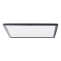 Brilliant - LED dimmējams griestu gaismeklis SORELL LED/24/230V 3000-6500K 42x42 cm melns + tālvadības pults