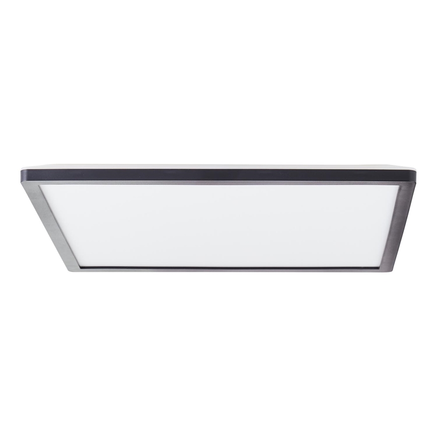 Brilliant - LED dimmējams griestu gaismeklis SORELL LED/24/230V 3000-6500K 42x42 cm melns + tālvadības pults
