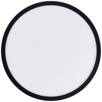 Brilliant - LED aptumšojama griestu lampa SORELL LED/24W/230V 3000-6500K Ø 42 cm melna + tālvadības pults