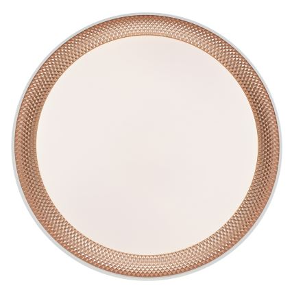Brilliant - regulējams LED griestu lukturis WALDO LED/24W/230V 3000-6500K Ø 38,5 cm balts/rožu zelts + tālvadības pults