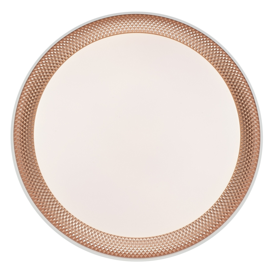 Brilliant - regulējams LED griestu lukturis WALDO LED/24W/230V 3000-6500K Ø 38,5 cm balts/rožu zelts + tālvadības pults
