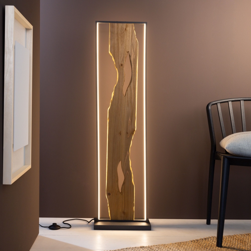 Brilliant - LED Grīdas stāvlampa CHAUMONT LED/20W/230V priede - FSC sertificēts