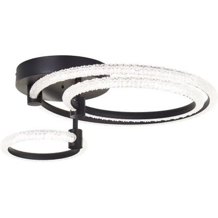 Brilliant - LED griestā lampa AYDIN LED/34W/230V 3000-6500K melnā + tālvadības pults
