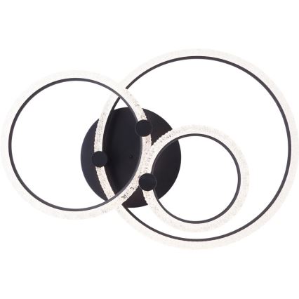 Brilliant - LED griestā lampa AYDIN LED/34W/230V 3000-6500K melnā + tālvadības pults
