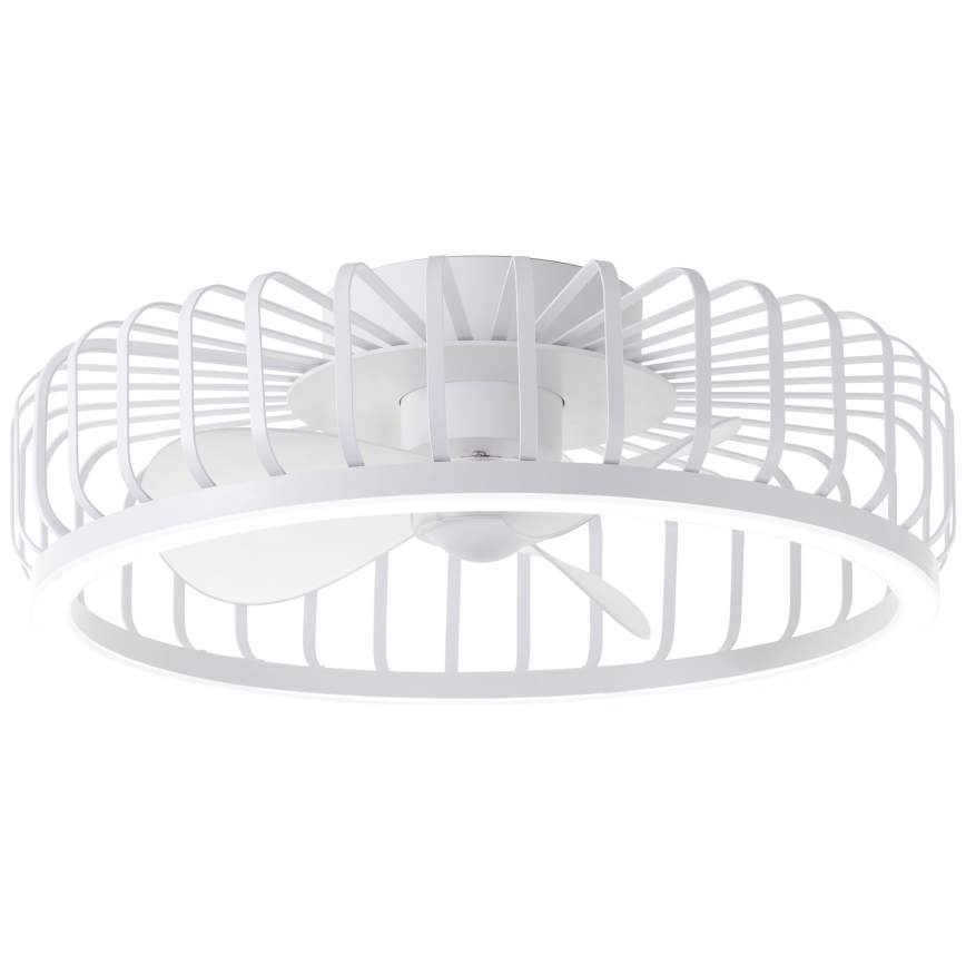 Brilliant - LED aptumšojama griestu lampa ar ventilatoru CAPO LED/36W/230V 2700-6500K Ø 48 cm balta + ar tālvadības pulti
