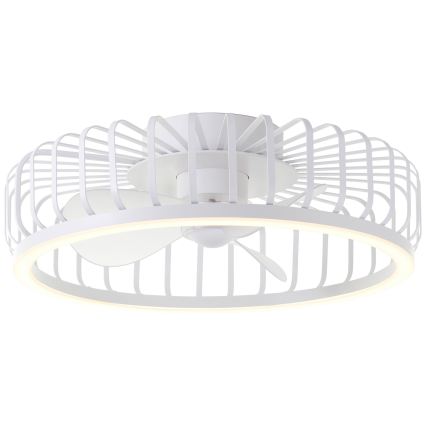 Brilliant - LED aptumšojama griestu lampa ar ventilatoru CAPO LED/36W/230V 2700-6500K Ø 48 cm balta + ar tālvadības pulti