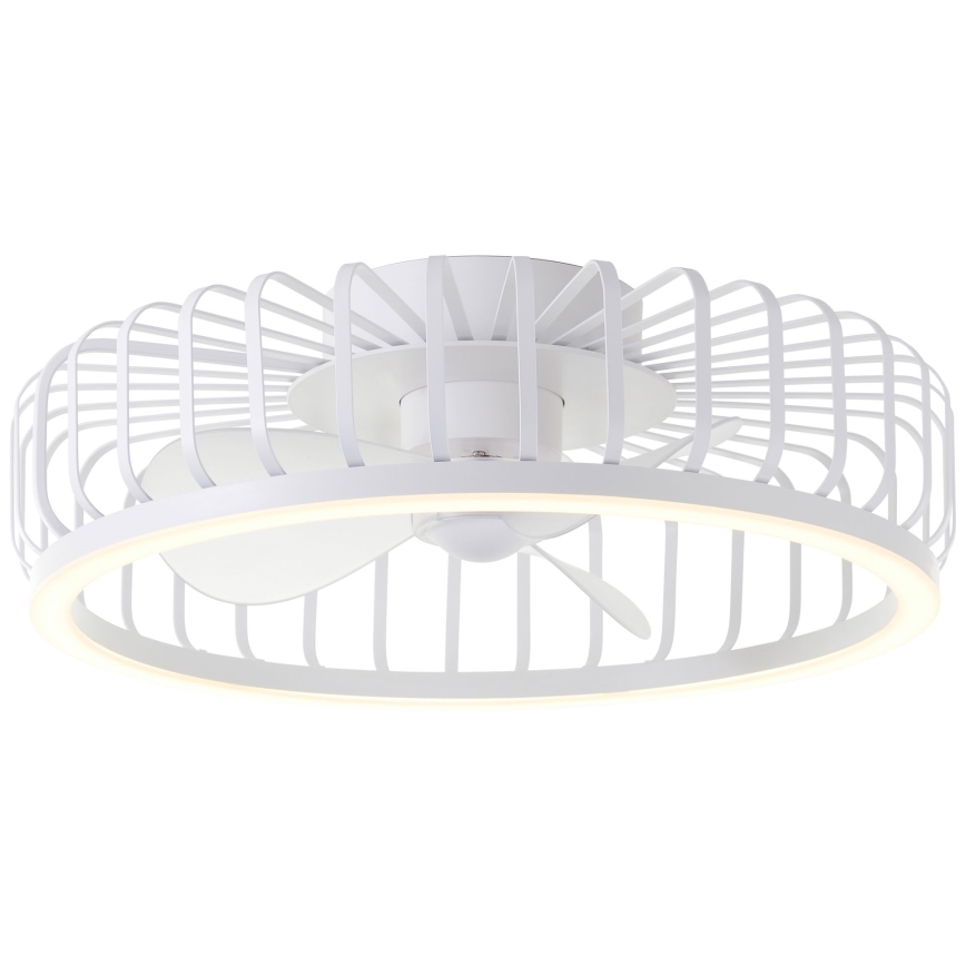 Brilliant - LED aptumšojama griestu lampa ar ventilatoru CAPO LED/36W/230V 2700-6500K Ø 48 cm balta + ar tālvadības pulti