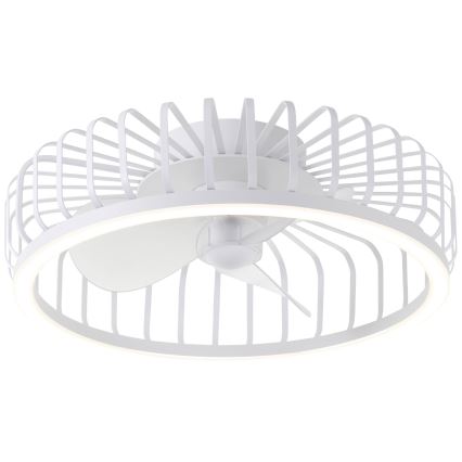Brilliant - LED aptumšojama griestu lampa ar ventilatoru CAPO LED/36W/230V 2700-6500K Ø 48 cm balta + ar tālvadības pulti