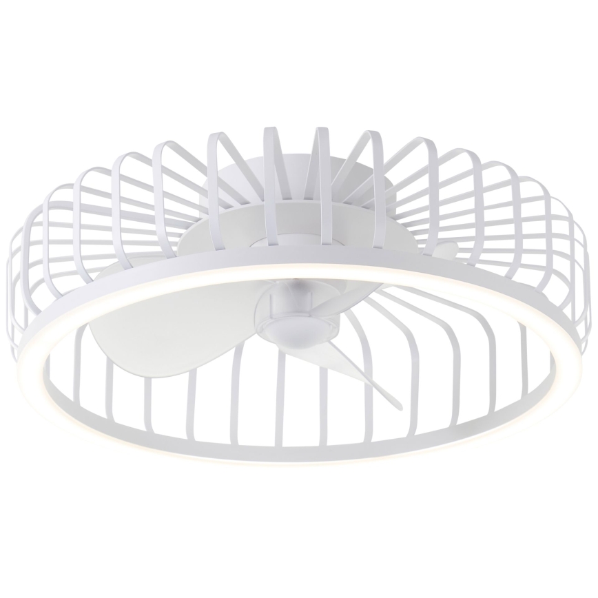 Brilliant - LED aptumšojama griestu lampa ar ventilatoru CAPO LED/36W/230V 2700-6500K Ø 48 cm balta + ar tālvadības pulti